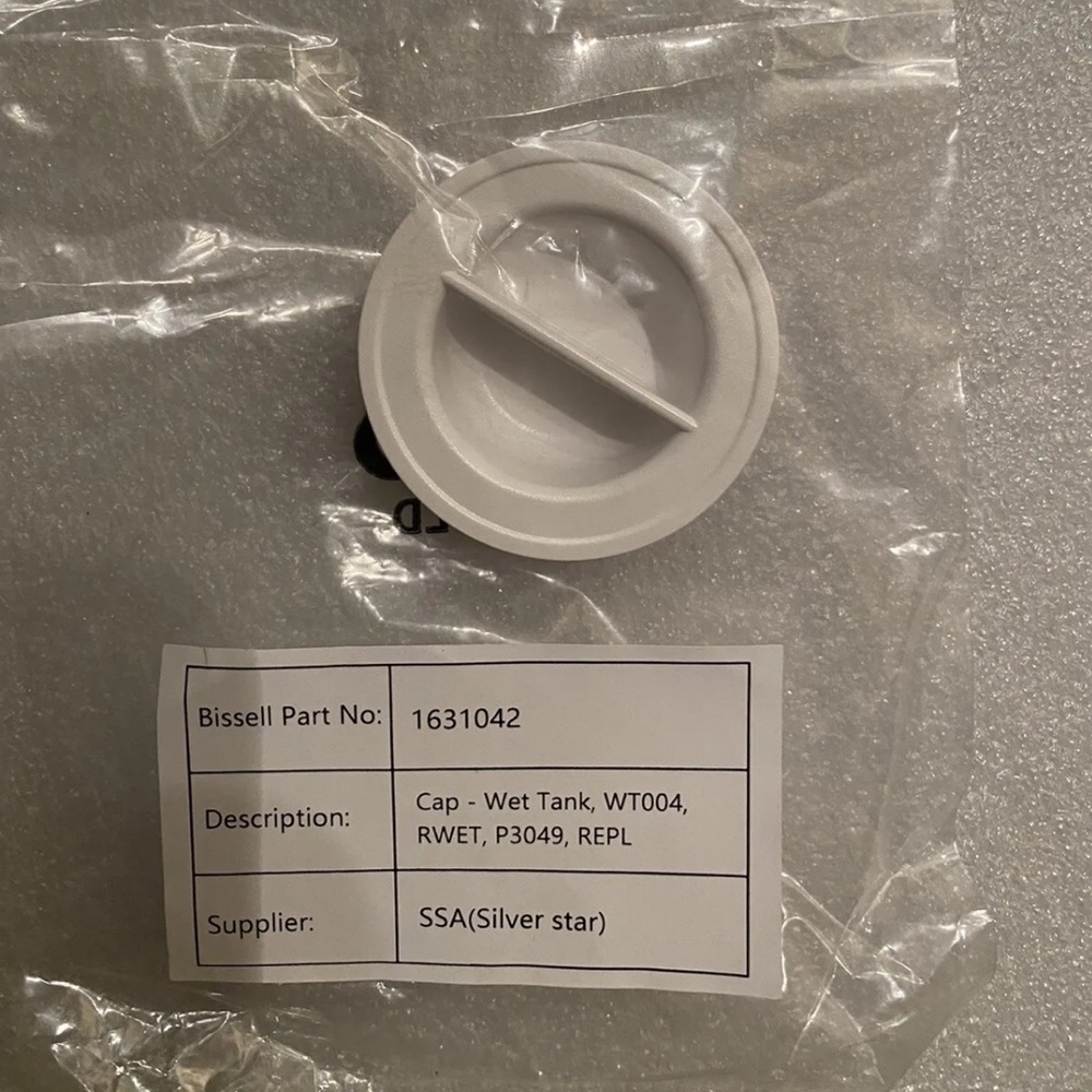 Bissell Wet Tank Cap For SpinWave R5 Robotic Mop & Vacuum Series 3377 (1631042) - Picture 2 of 3